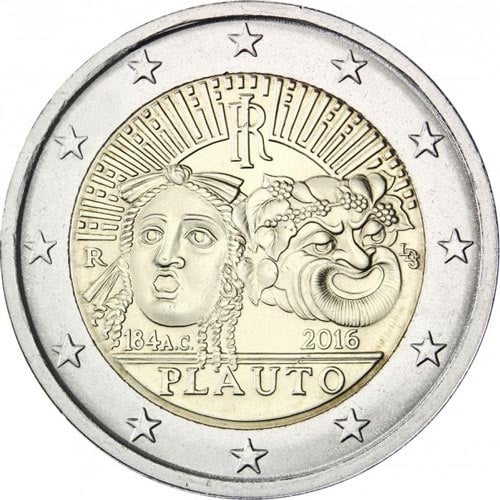  2 euro commemorative coins - Italy 2016 Plauto