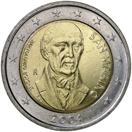 2 euro commemorative San Marino 2004