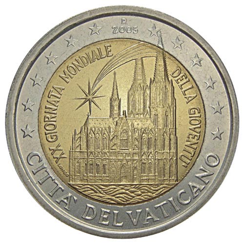 2 euro commemorative Vatican 2005