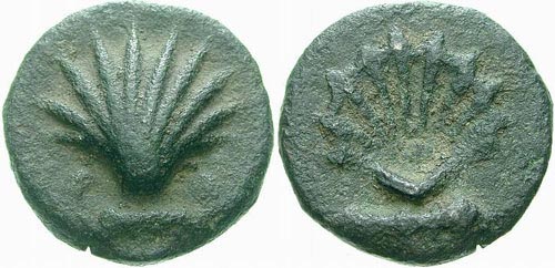 Sestante: Roman Coin with a Shell