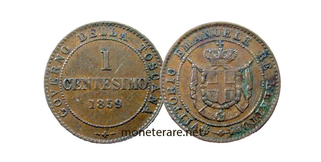 1 Cent coin "Re Eletto"