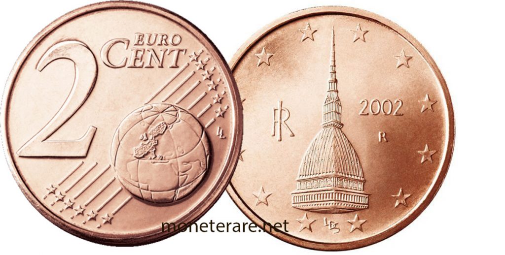 Rare 2 cent Euro coin Mole Antonelliana