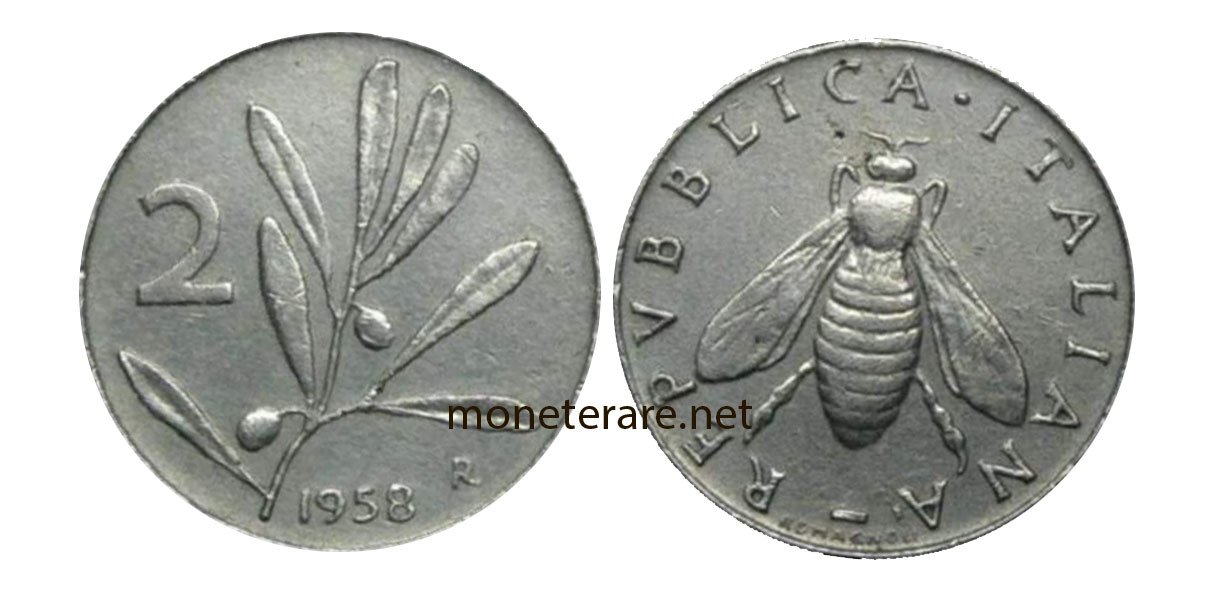2 Lire Coin Olivo