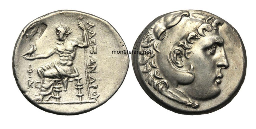 Macedonia Alexander III 336-323 B.C. / Tetradrachmagreek coin ancient