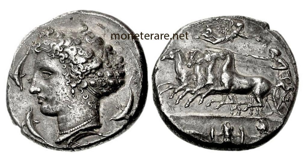  greek coins ancient Greek Coin Syracuse Decagrams - Classic Period