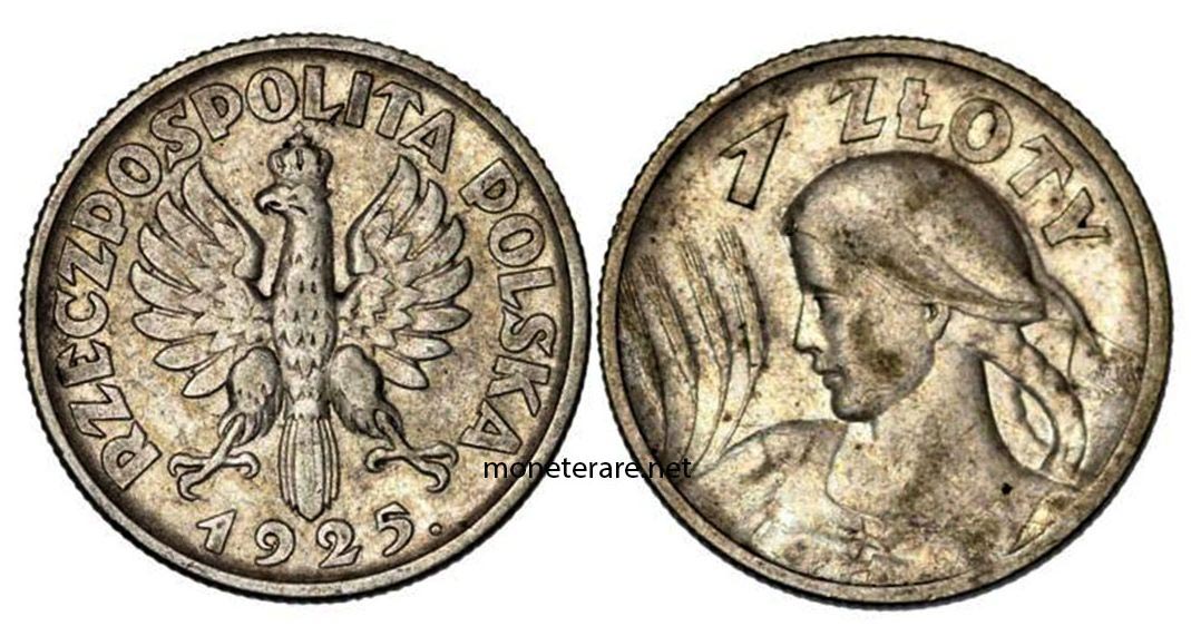 Polish Coin 1 Zloty 1925