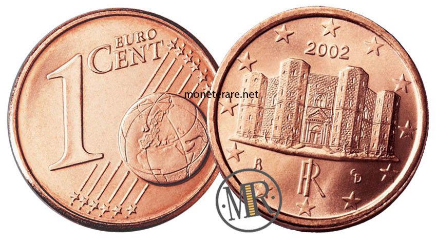 1 cent euro italy castle