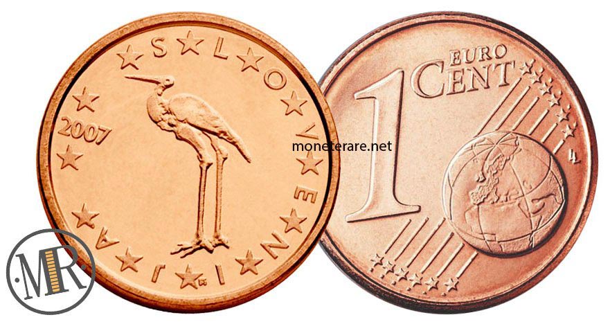 1 cents slovenian euro coins