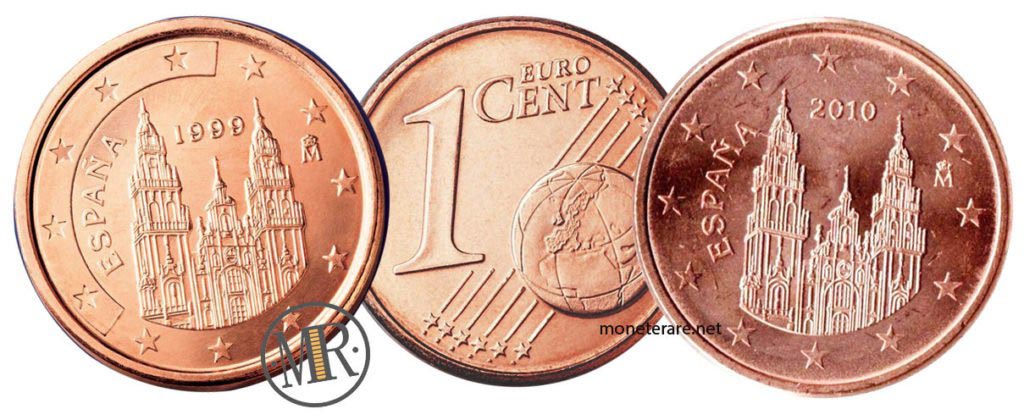 1 Cent Spanish Euro Coins