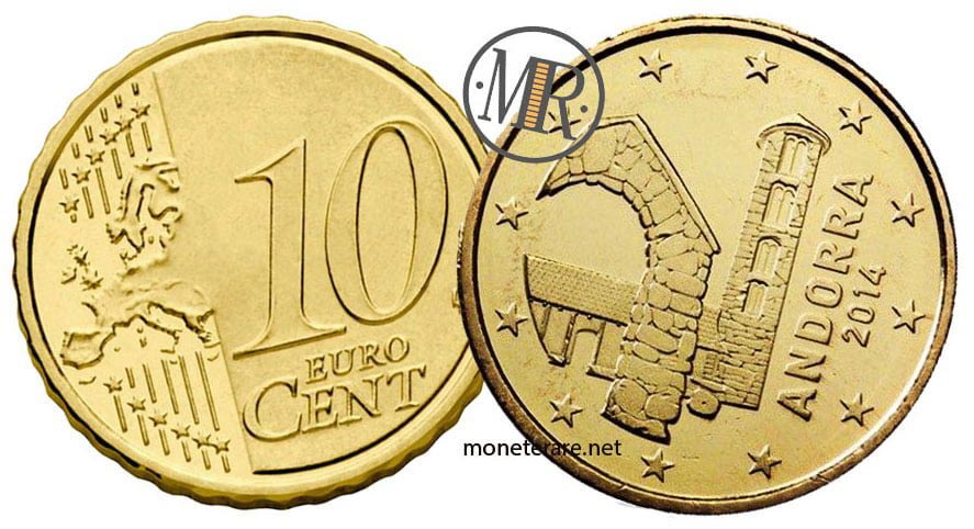 10 Cents Andorra Euro Coins