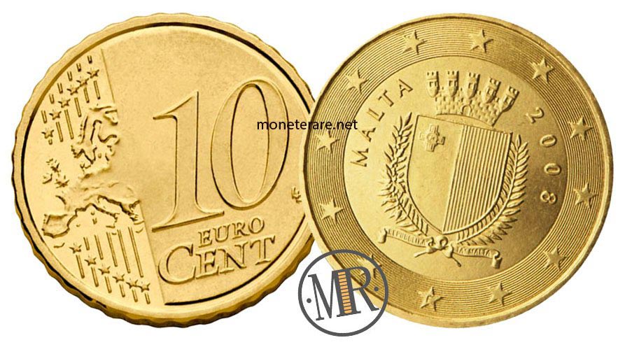 10 cents Malta Euro Coins
