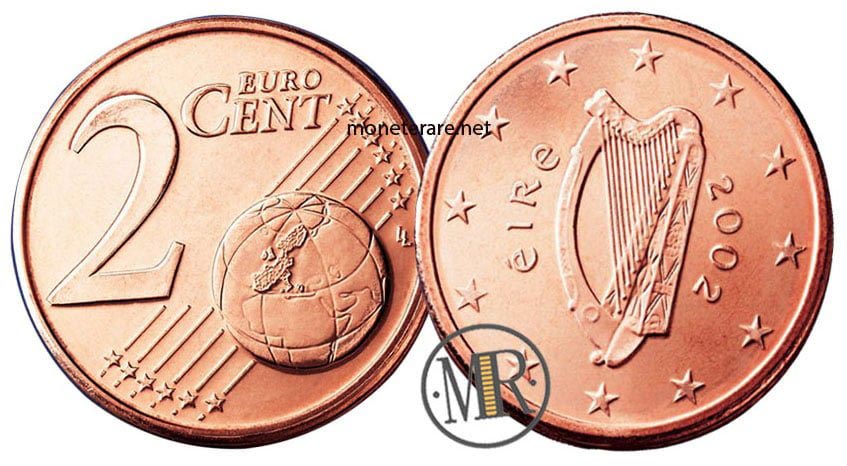 2 Cents Irish Euro Coins
