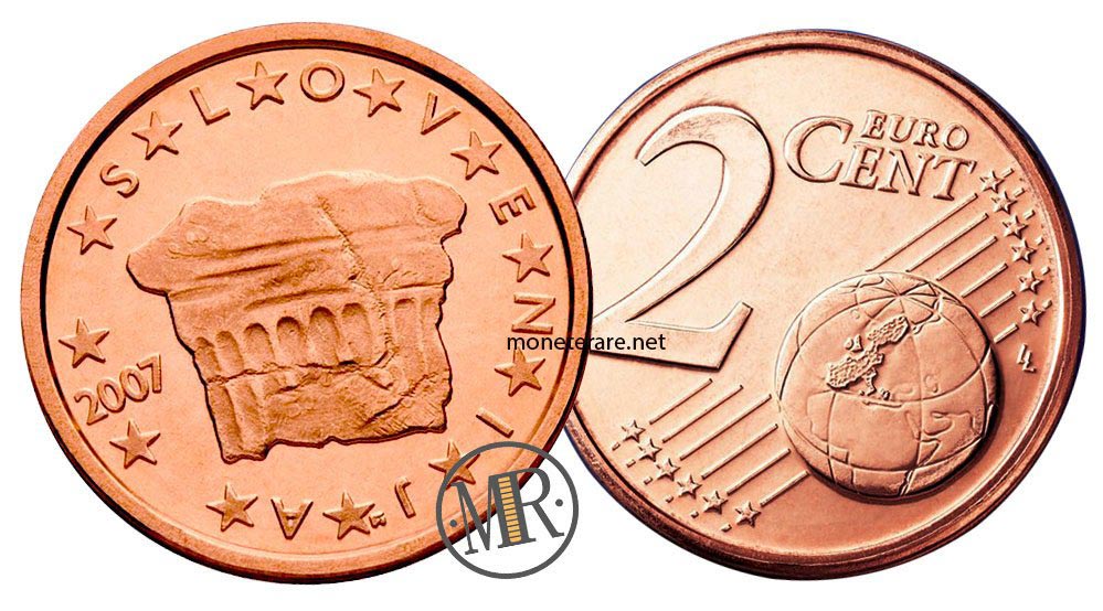 2 cents slovenian euro coins