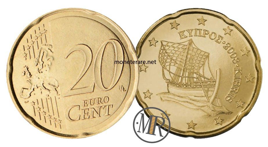 20 cent cyprus euro coin