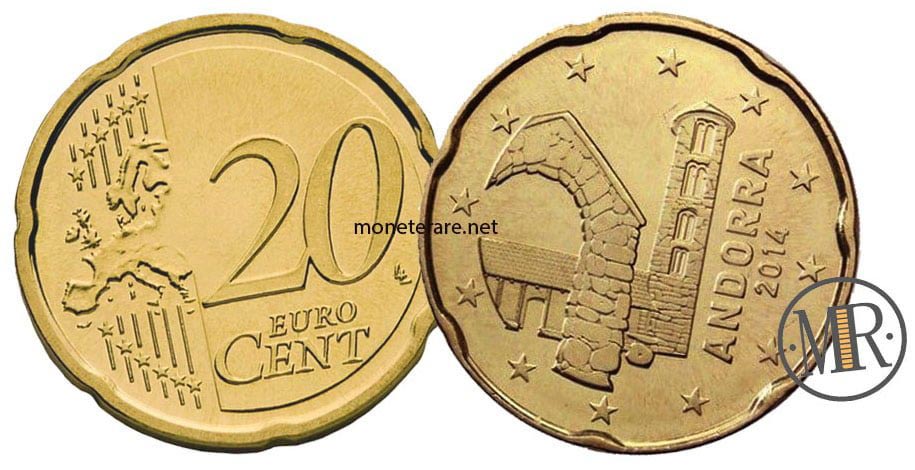 20 Cents Andorra Euro Coins