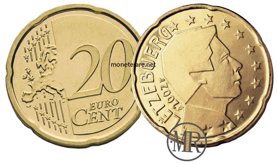 20 cent luxembourg euro coins
