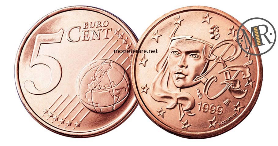 5 cents French Euro Coins