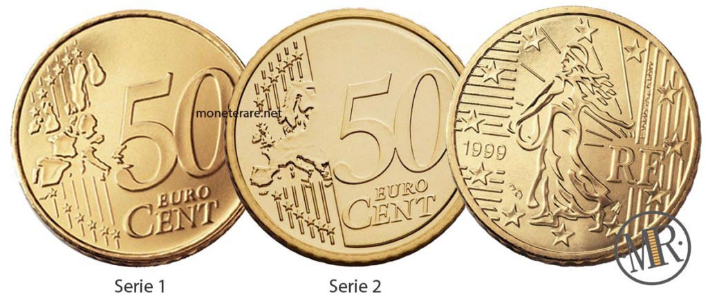 50 cents French Euro Coins