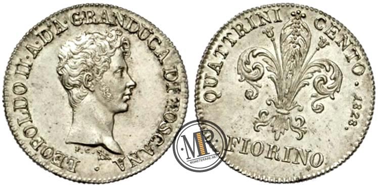 Silver Florin Coin of the Grand Duchy of Tuscany