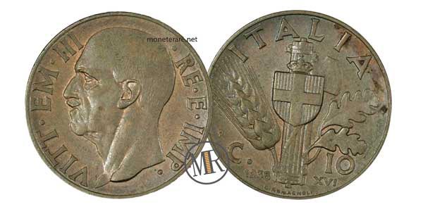 10 Lira Cents Coin "Empire" - 2st Bronzital Type