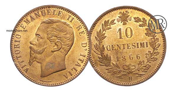 10 Lira Cents Vittorio Emanuele II