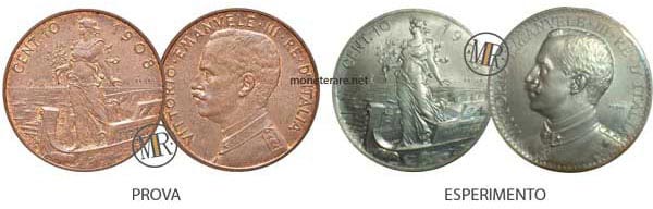 10 Lira Cent "Prora" Vittorio Emanuele III - Campione 1905 PROVA