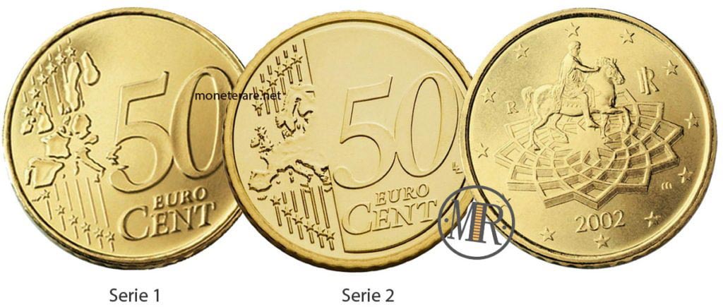 50 cents Italian Euro Coins