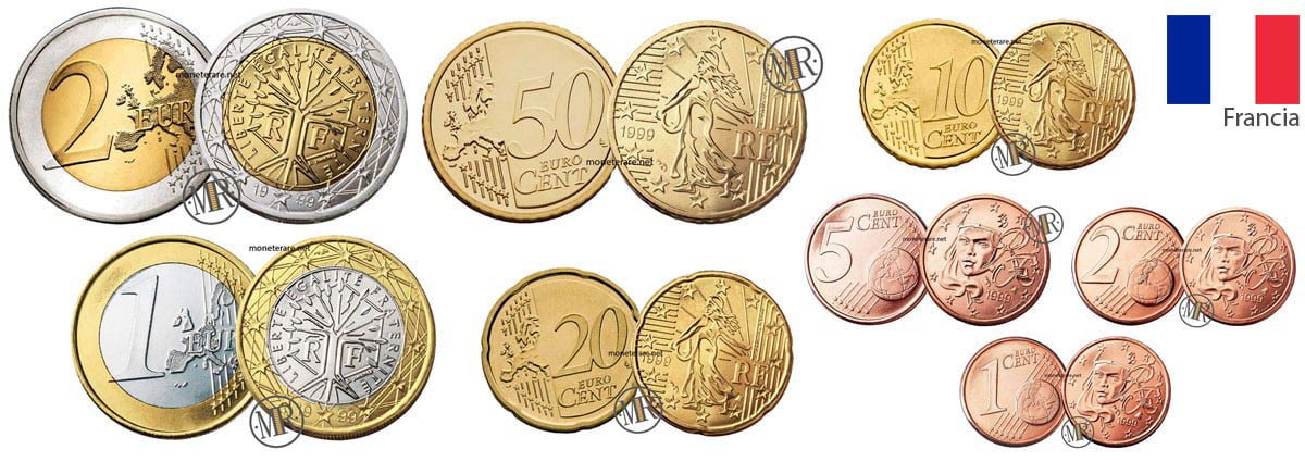 French Euro Coins