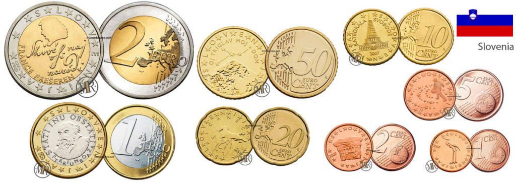 Slovenian euro coins