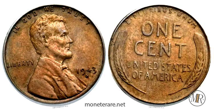 Most Valuable Pennies 1943-S Bronze