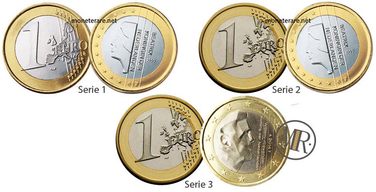 1 Euro Dutch Coins
