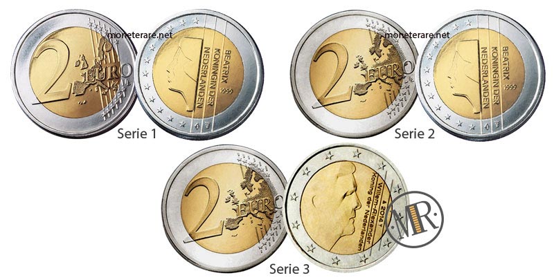 2 Euro Dutch Coins
