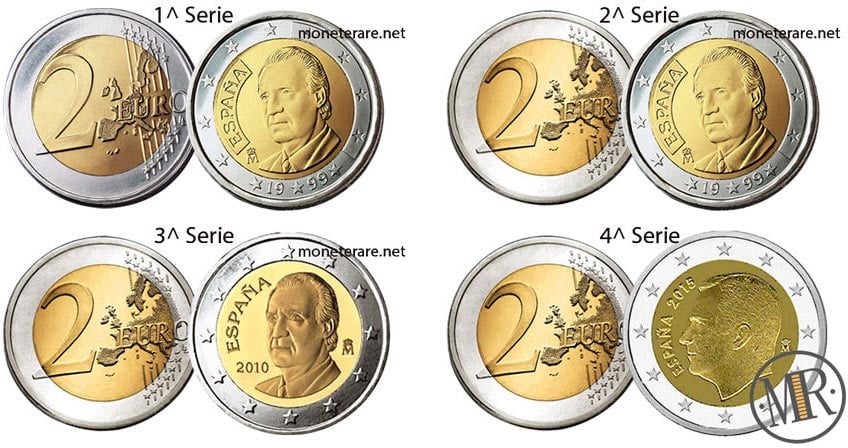 2 euro spanish euro coin