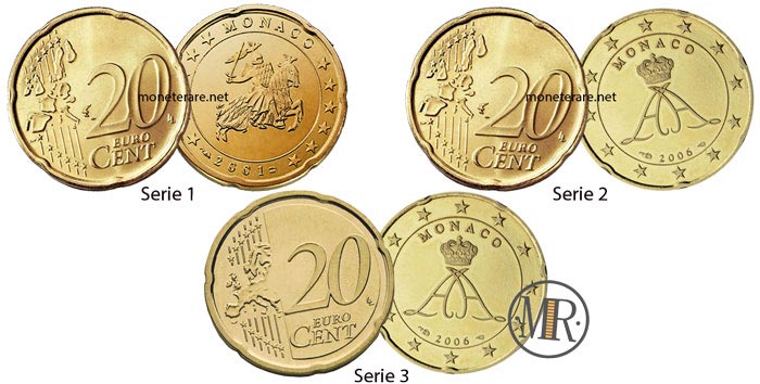 20 cent Monaco Euro Coins