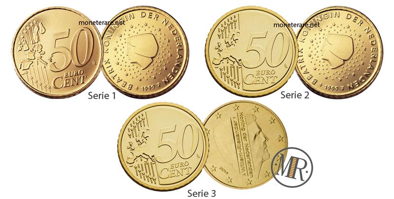 50 cent Netherlands Euro Coins