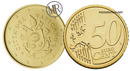 50 Cents Vatican Euro 2017