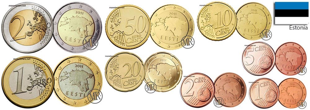 Euro Estonia Coins