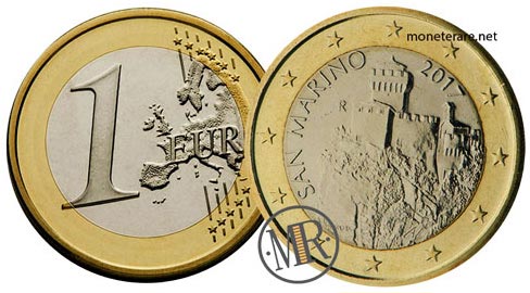1 Euro Coin Republic of San Marino - Third Series