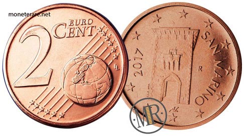 2 Cents Euro of San Marino - Second Series