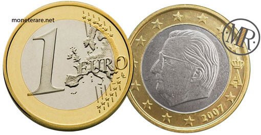 1 Euro Coin of Belgium 2007 (2° Serie)