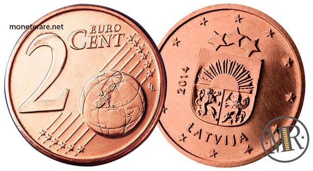 2 Euro cent Latvia