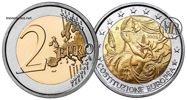 2 Euro Italy 2005 - 1st anniversary of the signing of the European Constitution