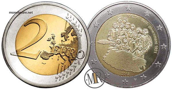 2 Euro Malta 2013 Coin - Establishment of the Autonomous Government 1921