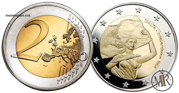 2 Euro Malta 2014 - Independence from the United Kingdom