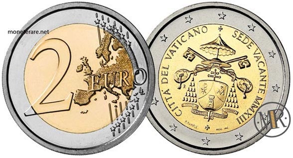 2 Euro Vatican 2013 Coin - Vacant seat 2013 (Sede Vacante)