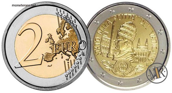 2 Euro Vatican 2019 Coin - 90th anniversary of the establishment of the Vatican City State