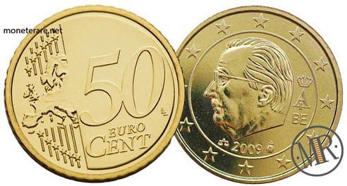 50 Cents Belgium Euro Coins 2009 (3° Serie)
