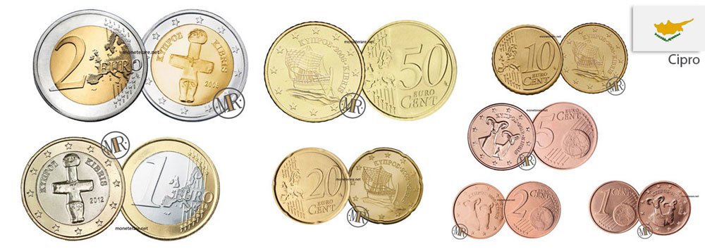 Euro Ciprus Coins