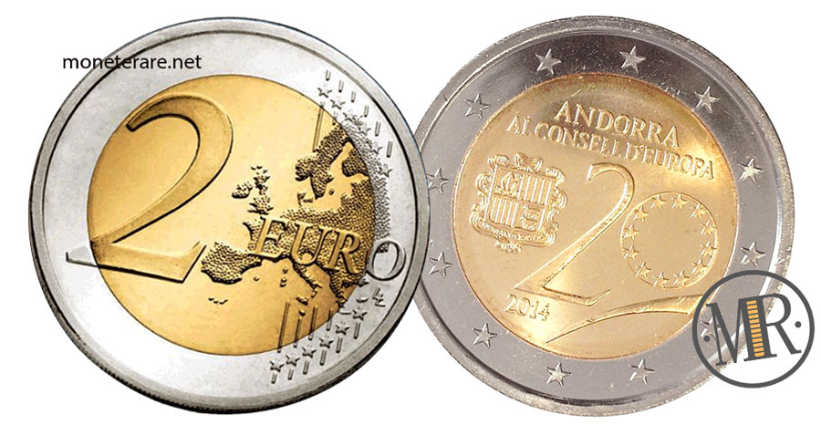 2 Euro Commemoratives Coin Andorra 2014