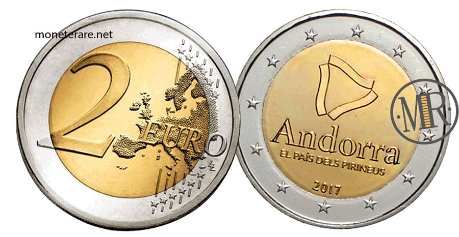 2 Euro Commemorative Coin Andorra - Andorra the Country of the Pyrenees
